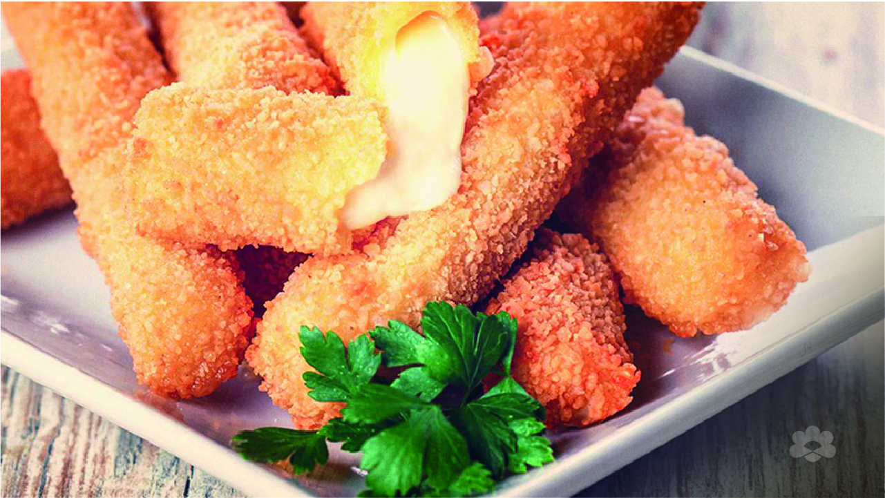 Spicy Mozzarella Sticks 