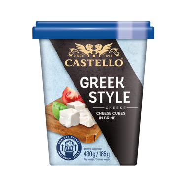 Castello® Traditional Greek Style Cheese Cubes in Brine