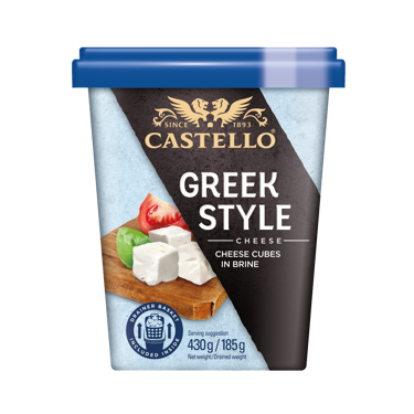 Castello® Traditional Greek Style Cheese Cubes in Brine