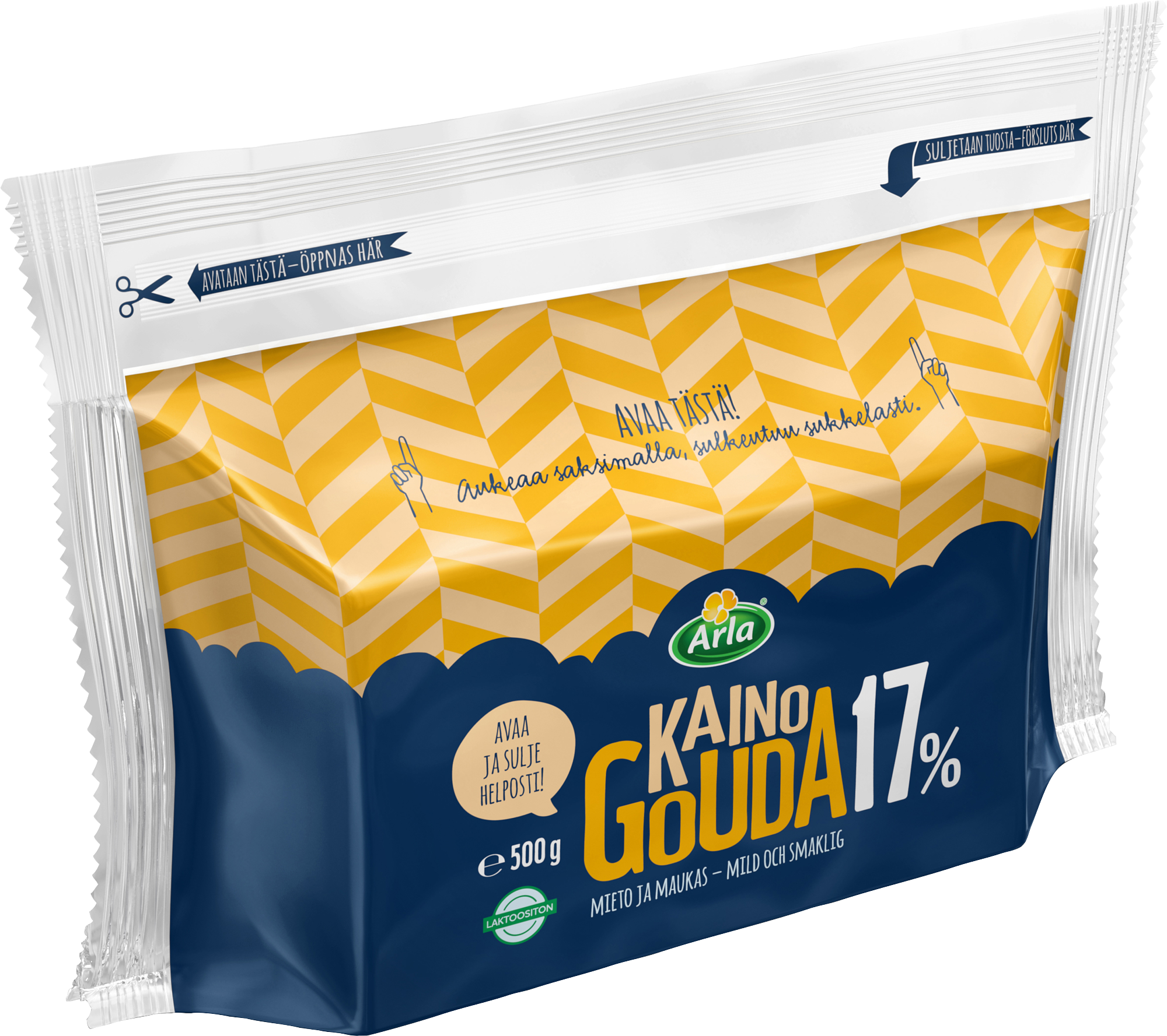 Arla kaino gouda 17% 500g