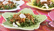 Grillad auberginegryta