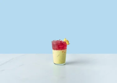 Lactose free turmeric hibiscus iced tea