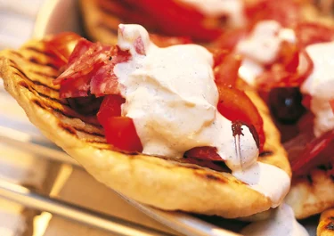 Pizza på grillen