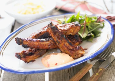 Grilled spareribs