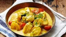 Fiskgryta med saffran