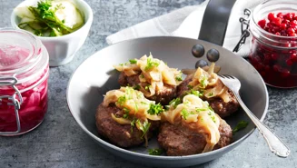 Rindfleisch-Patties