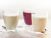 Blåbär- och banandrink