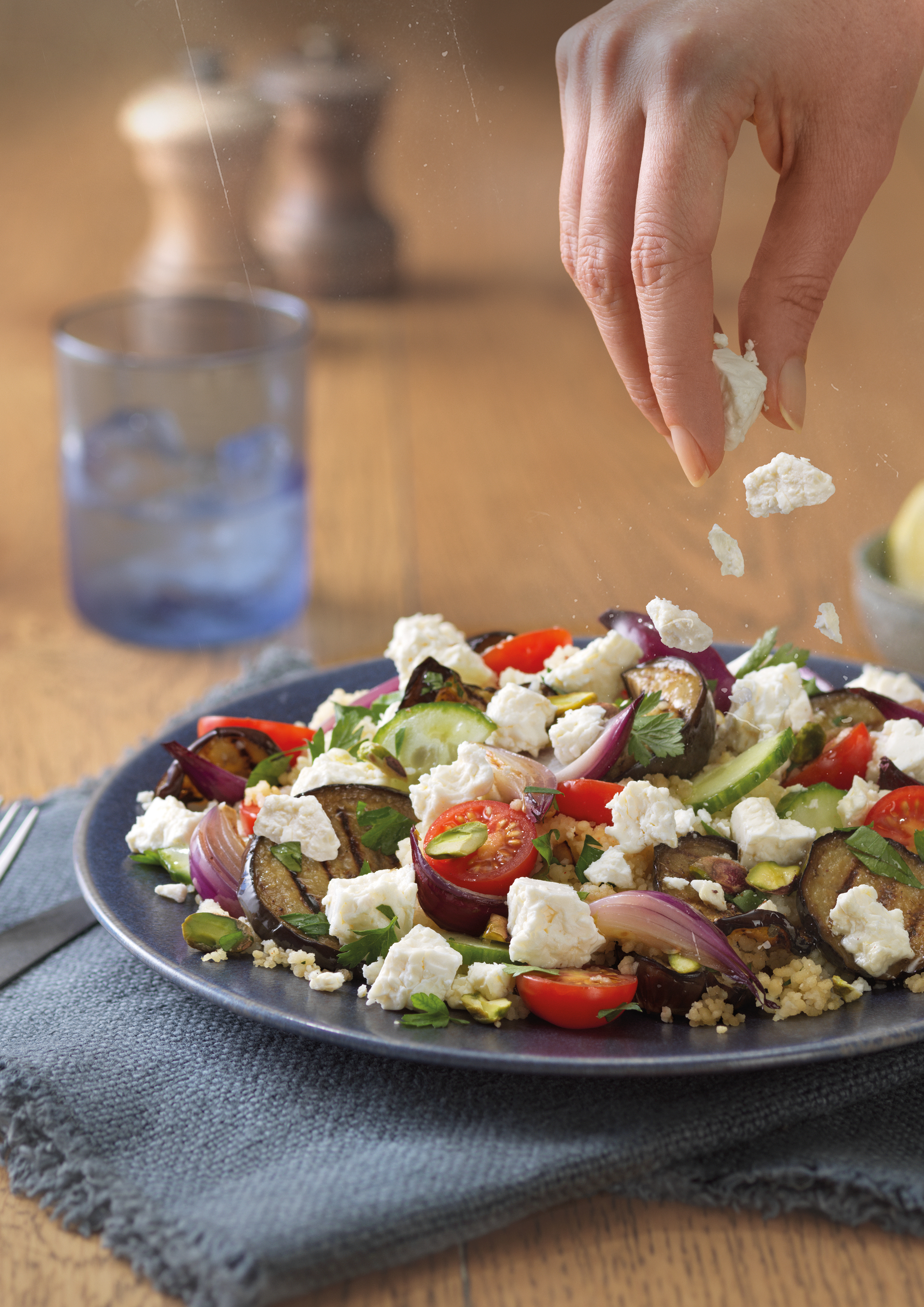 Auberginensalat Rezept | Arla - Rezept