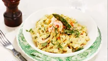 Krämig currypasta med räkor