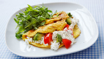 Avokado-omeletti
