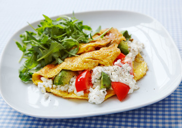 Avokado-omeletti