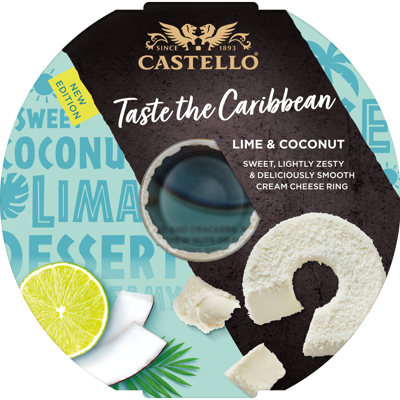Castello® Lime & Coconut Cream Cheese Ring
