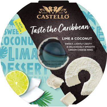 Castello® Lime & Coconut Cream Cheese Ring