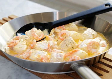 Fisk- och skaldjurspanna