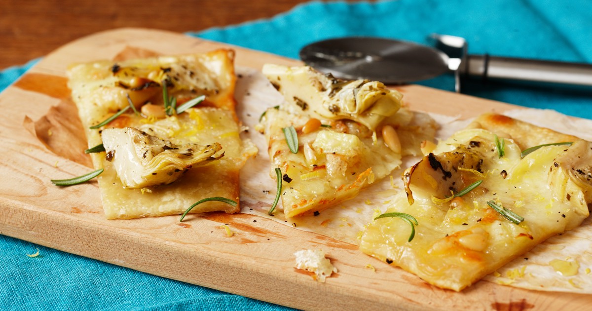 Artisjokpizza met truffelkaas | Arla - Recept | Arla