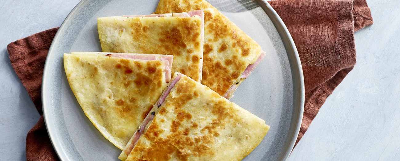 Quesadillas med skinka