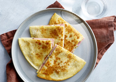 Quesadillas med skinka
