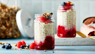 Overnight oats med havredrik