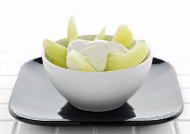 Melonsallad med ingefärssås