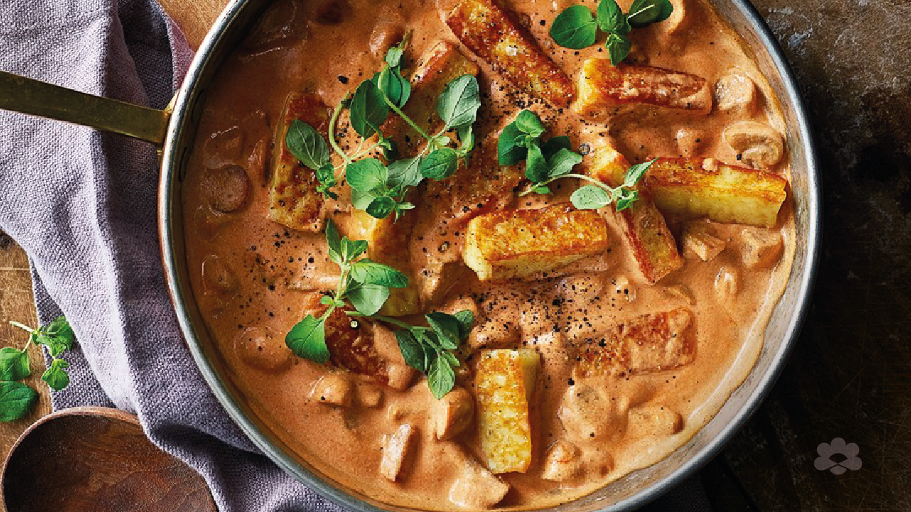 ستروجانوف بالجبن والفطر