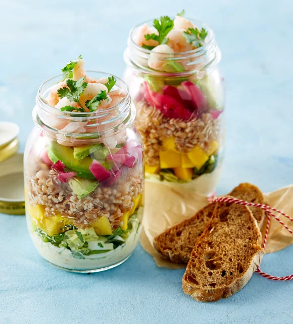 Sprø og frisk rekesalat