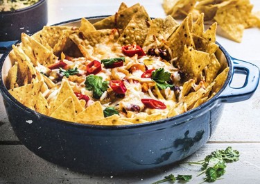 Veggie nachos