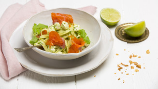 Kylmäsavulohipasta