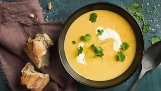 Græskarsuppe med ingefær