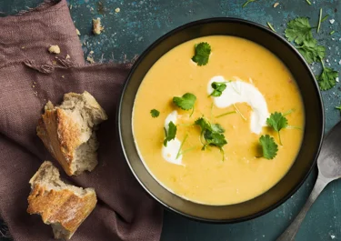 Græskarsuppe med ingefær