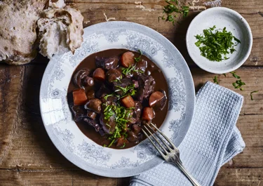 Rundvlees bourguignon
