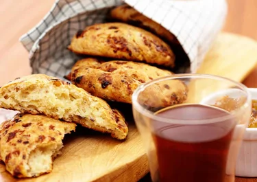 Frukostscones med cottage cheese