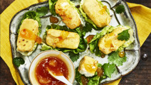Pakora med paneer