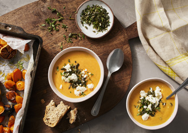 Paahdettu porkkanakeitto