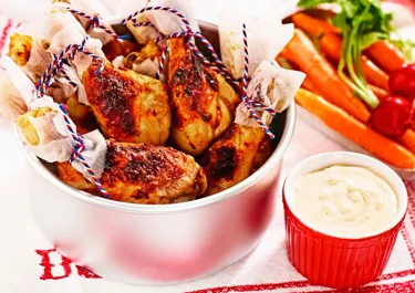 Drumsticks med ingefära och chili