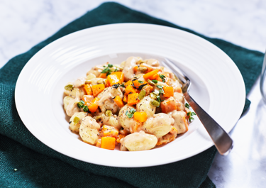 Butternut squash gnocchi