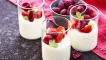 Vit chokladpannacotta