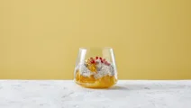 Lactosevrije sinaasappel chia pudding