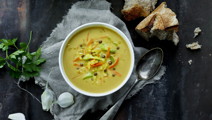 Mild karrysuppe med linser