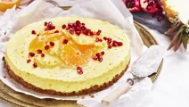 Saffranscheesecake