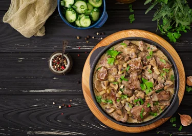 Beef Stroganoff