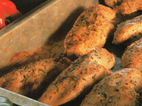 Kyckling med äppelcidersås