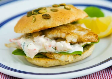 Fiskburgare med smögenröra