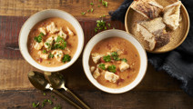 Fiskesuppe med tomater