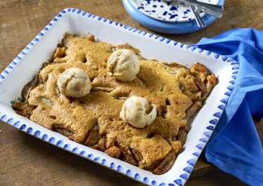 Peach cobbler