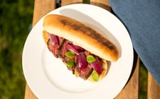 Mørbradbiff på engangsgrill