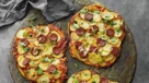 Sprøde kartoffelpizzaer