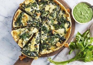 Kirskålspaj med ost