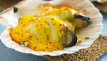 Vitlöksgratinerade musslor
