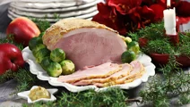 Julskinka med kål och hasselbackspotatis