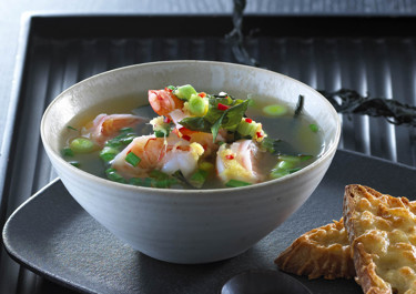Tangsuppe med ostebrød